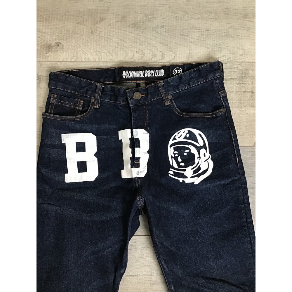 Billionaire Boys Club Men's Dark Blue Denim Dromeda Slim Cut Jeans Size 32 NWOT - Picture 9 of 10